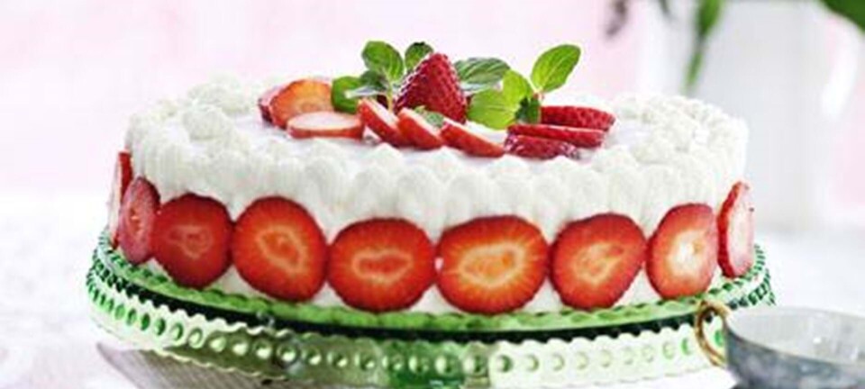 Mormors jordbærlagkage