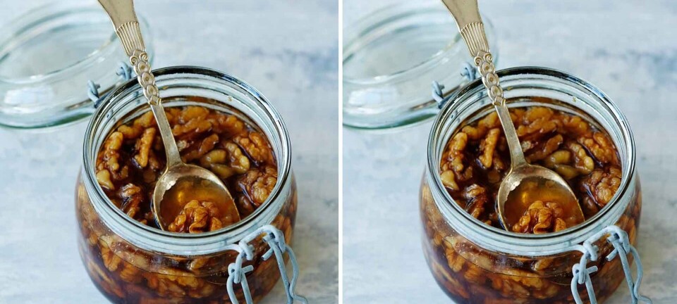 Ginsyltede valnødder: Den perfekte værtindegave