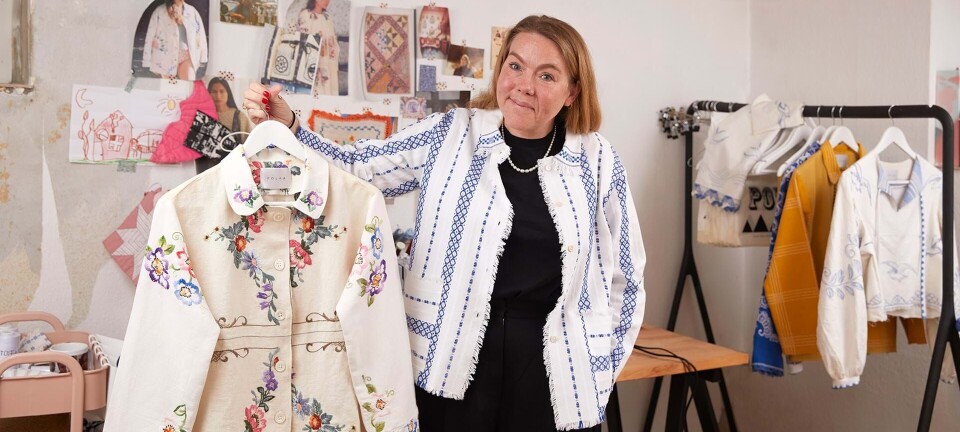 'Alle skjorterne er unikke, fordi de er syet af en eller flere duge'