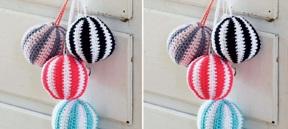 Stribevis af bolde: Legetøj til babyer og katte