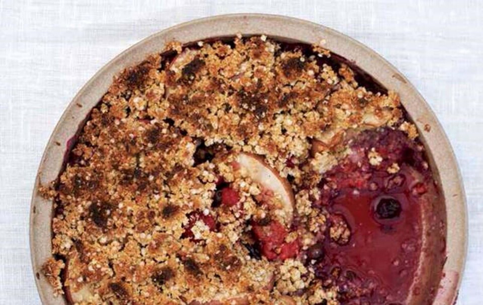 Få opskriften på altmulig-crumble uden mel