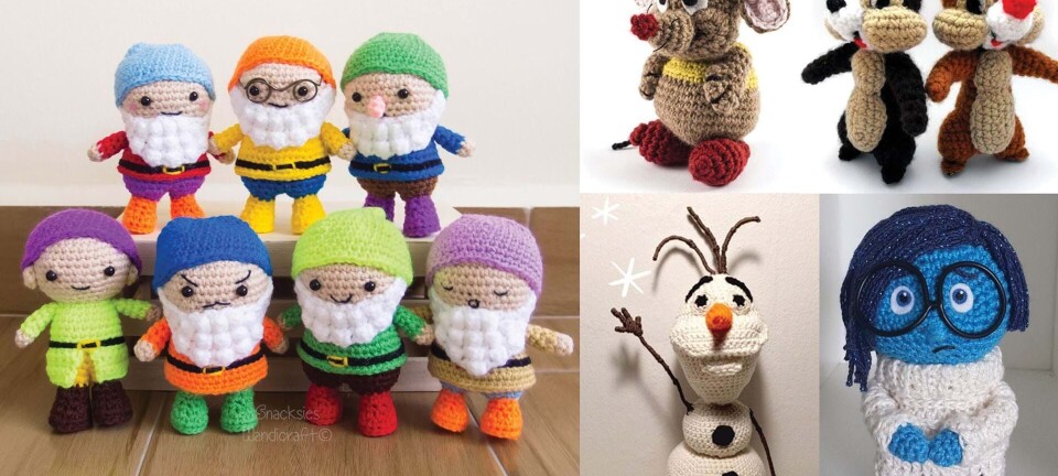 Hækl selv: 8 skønne Disney figurer