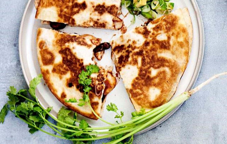 Opskrift på mexi-tortilla med grov guacamole