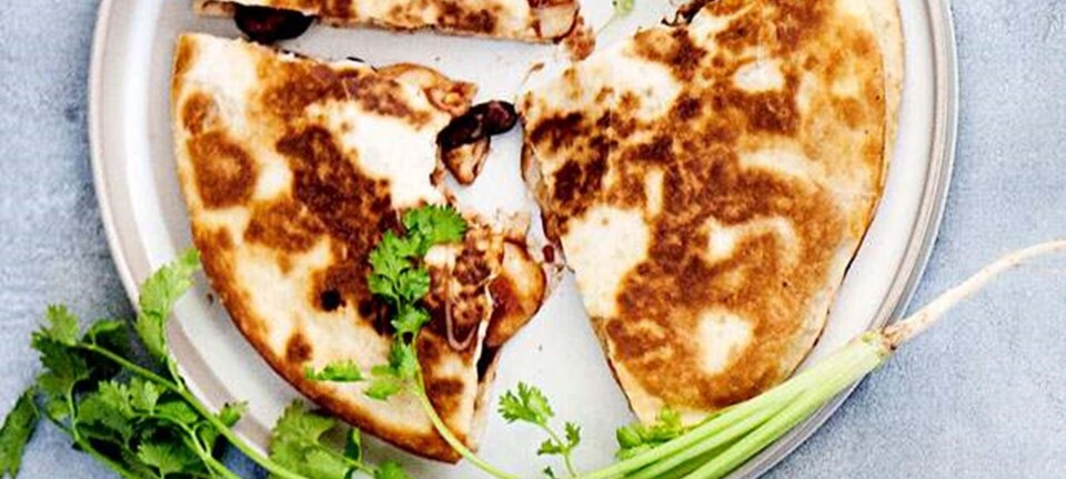 Mexi-tortilla med grov guacamole