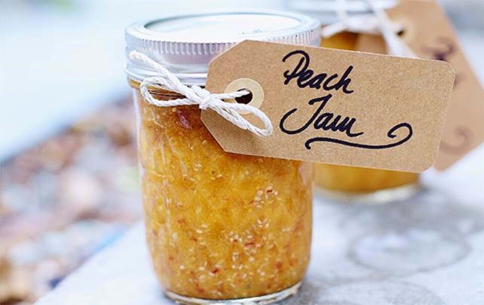Marmelade med fersken