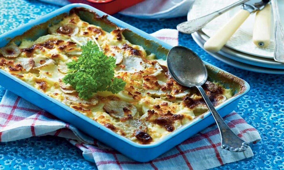 Flødekartofler med jordskokker