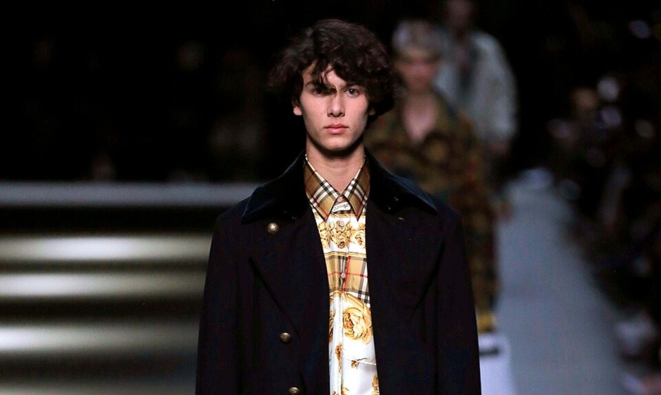 Prins Nikolai model for Burberry