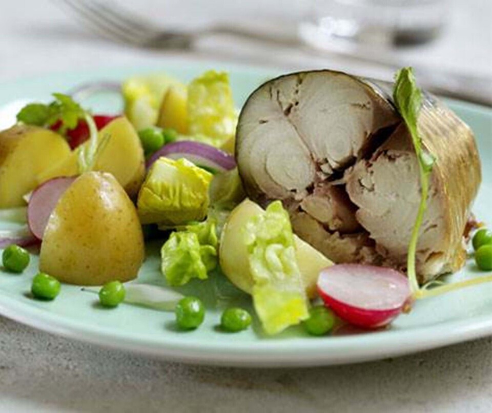 Røget makrel med kartoffelsalat