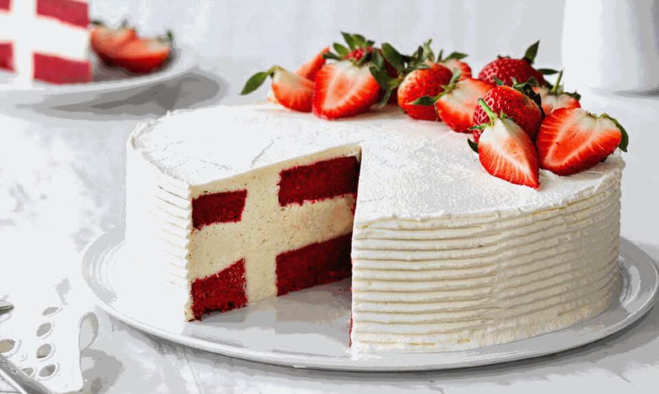 Fineste kage til festlige lejligheder: Dannebrogskage