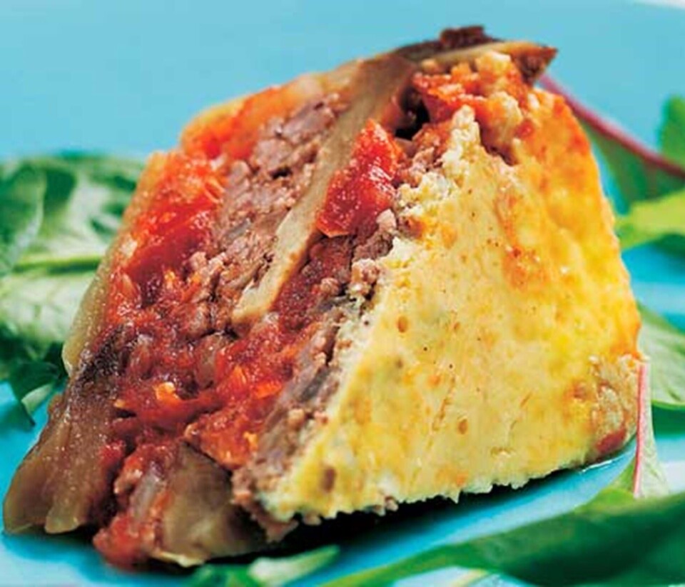 Moussaka med friske tomater