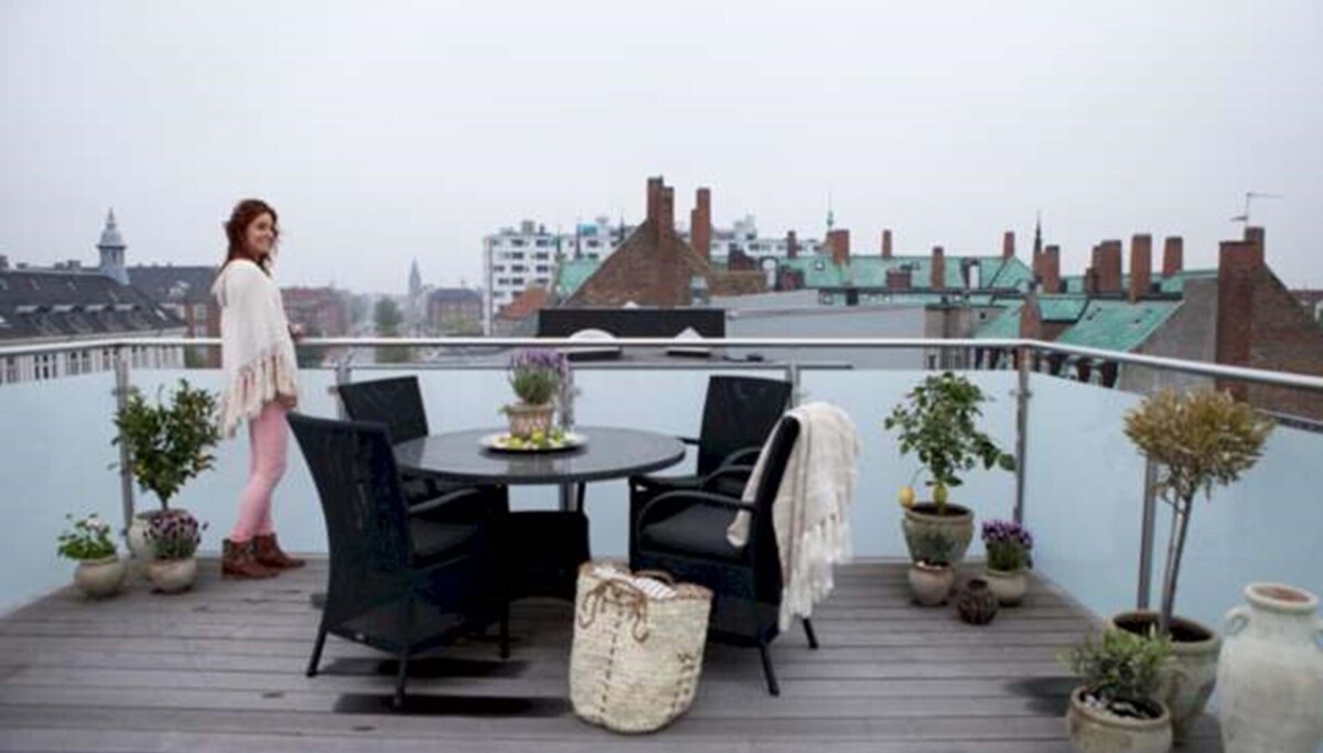 Cool penthouse i København