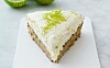 Cheesecake med hvid chokolade og lime