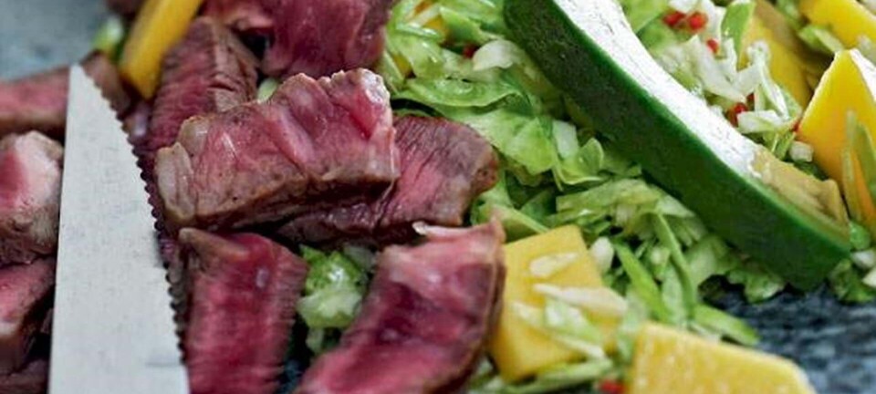Opskrift på bøfsalat med chili og avocado