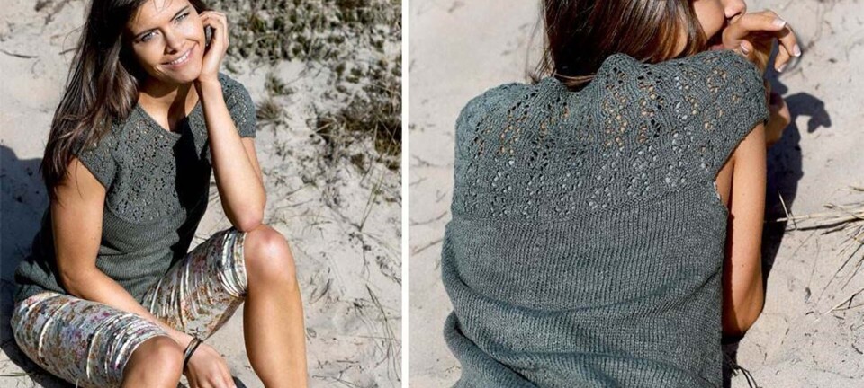 Strik selv: Top med rundt bĂŠrestykke