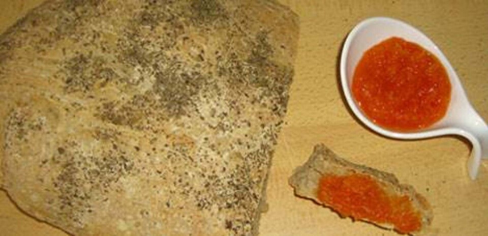 Italiensk brød og gulerodsmarmelade