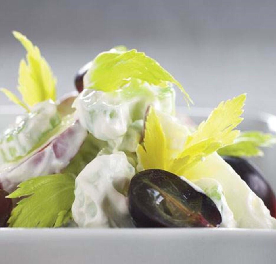 Waldorfsalat med yoghurt