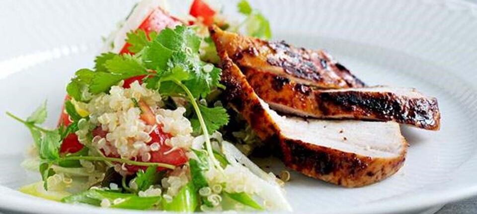 Grillet kylling med quinoa-tabouleh