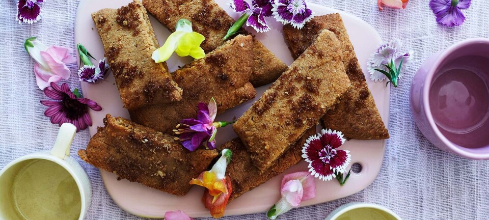 Lækre sprøde kaffesnitter