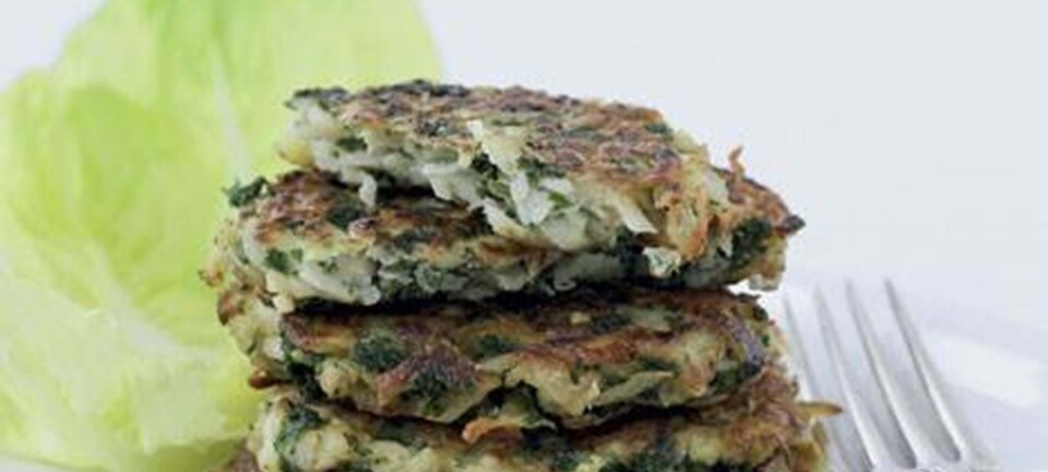 Pandekager med rodfrugter