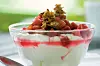 Yoghurt med rabarber og havregryn