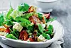 Salat med ovntørrede tomater og bacon
