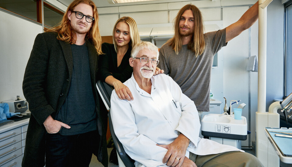 De tre søskende, Amalie, Joachim og Adam. (Foto: Bo Nymann)
