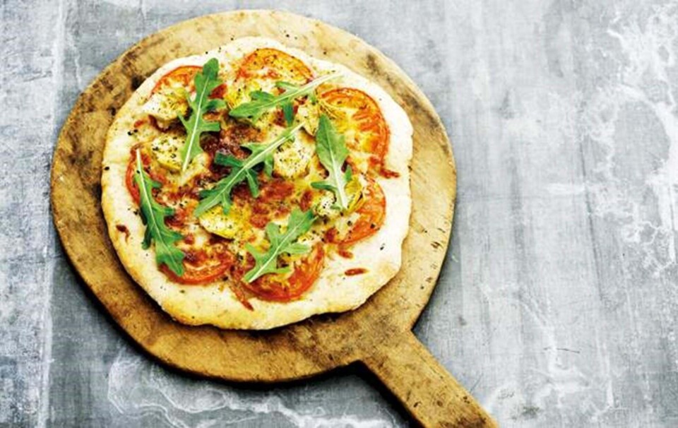 Opskrift på frokostpizza