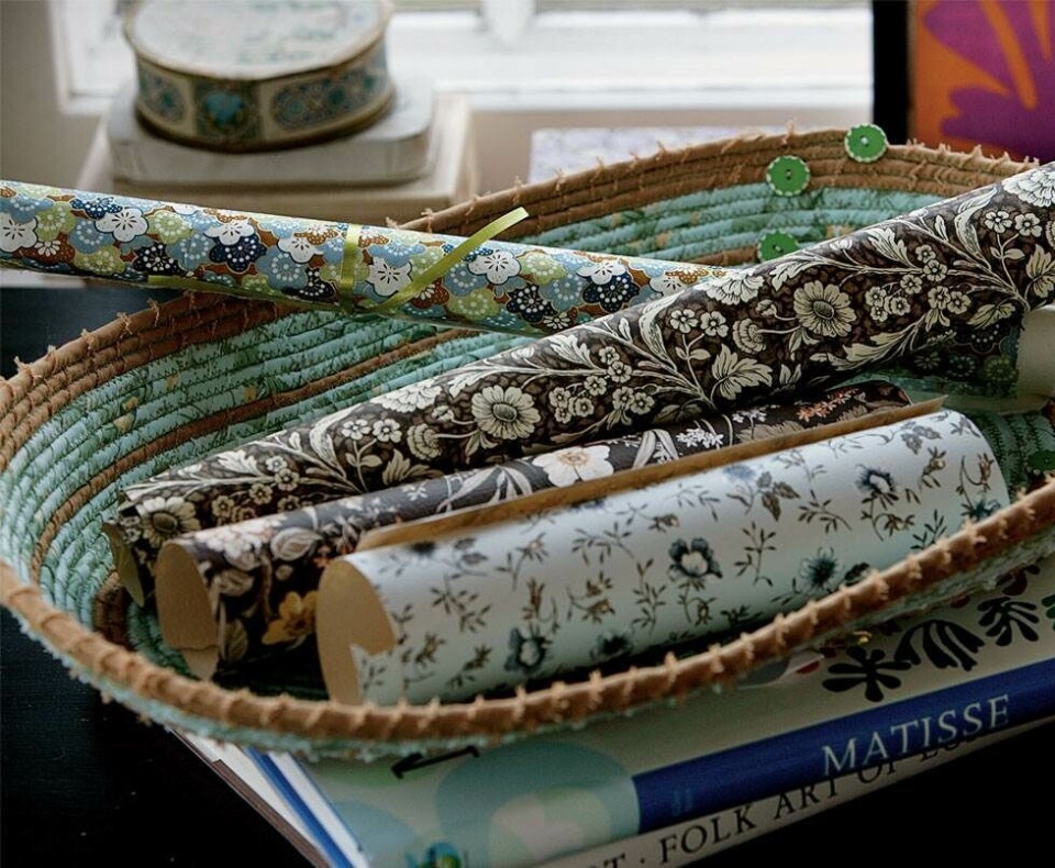 Rul patchwork på snor