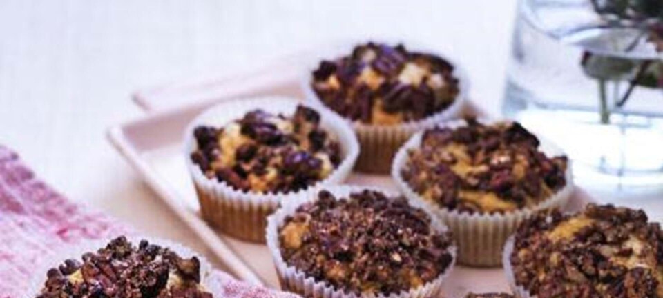 Muffins med græskar og pekannødder