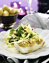 Sennepssmurt torsk med mandelflager