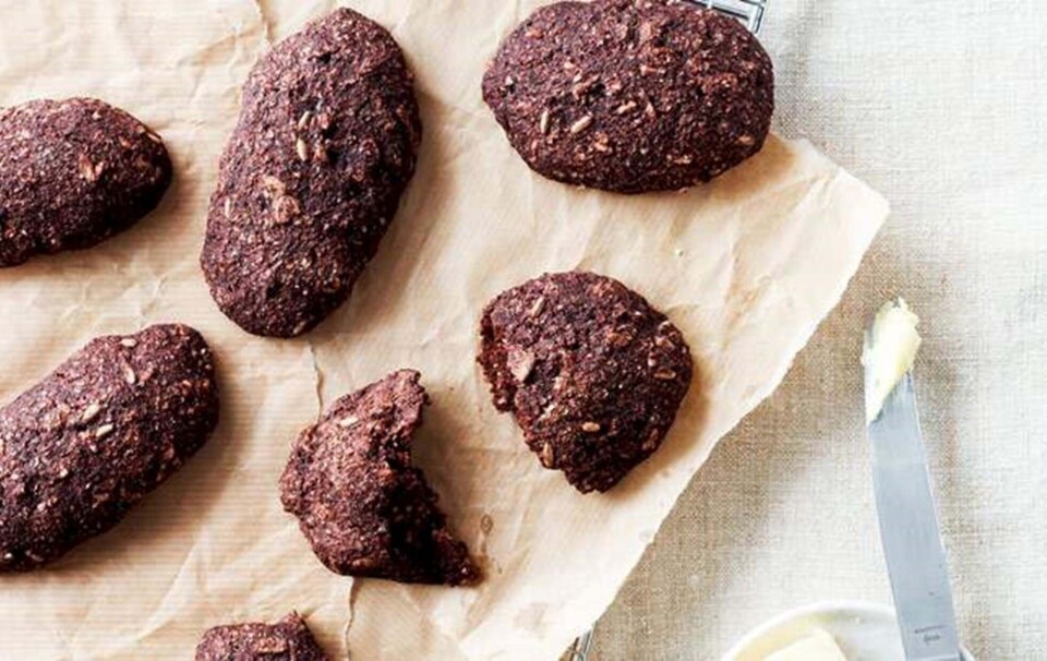 Små chokoladerugbrød