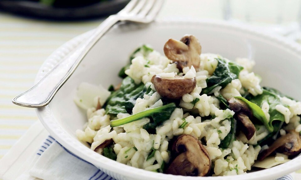 Risotto med svampe