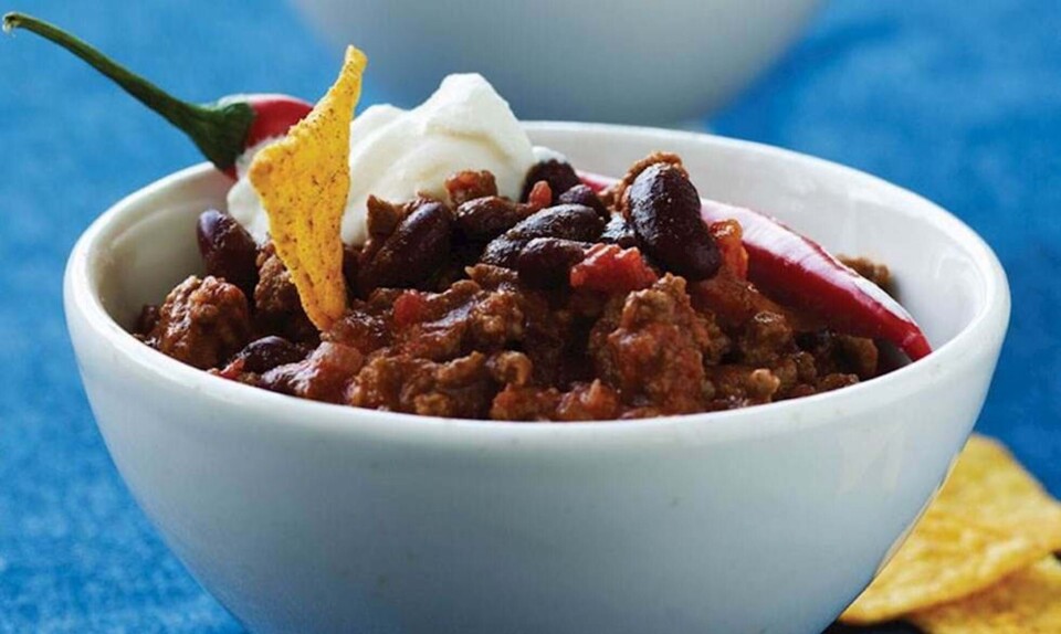 Opskrift på nem chili con carne