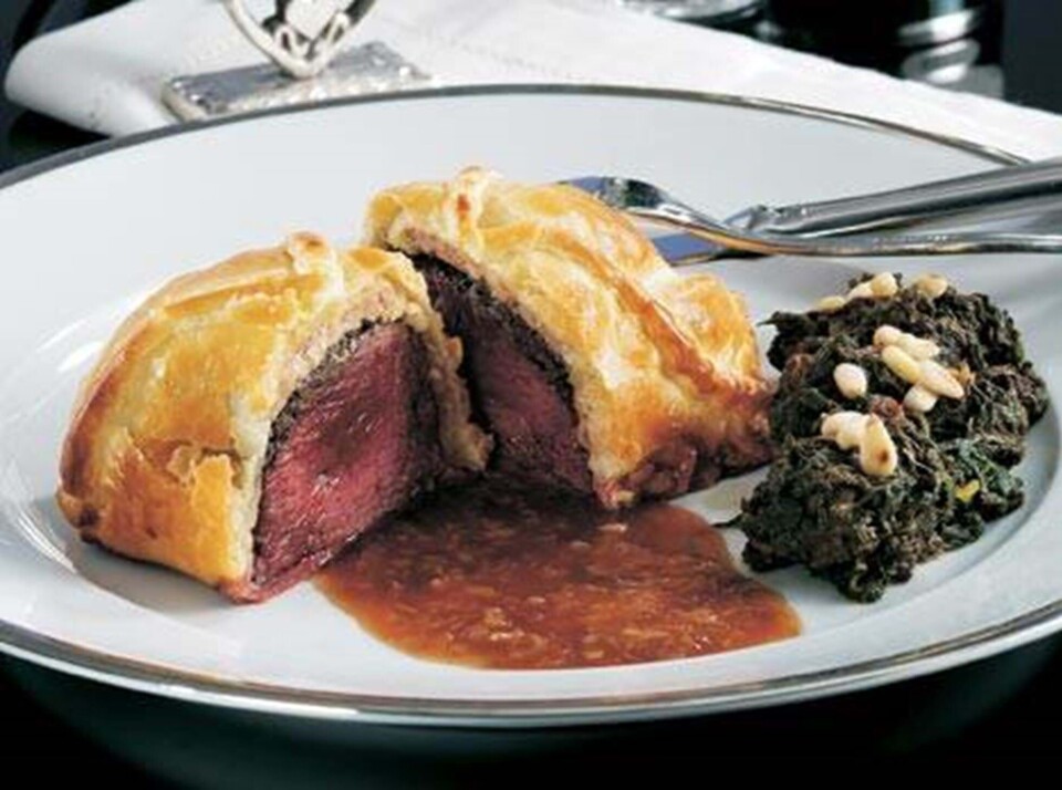 Indbagt tournedos a la Rossini
