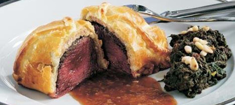 Indbagt tournedos a la Rossini