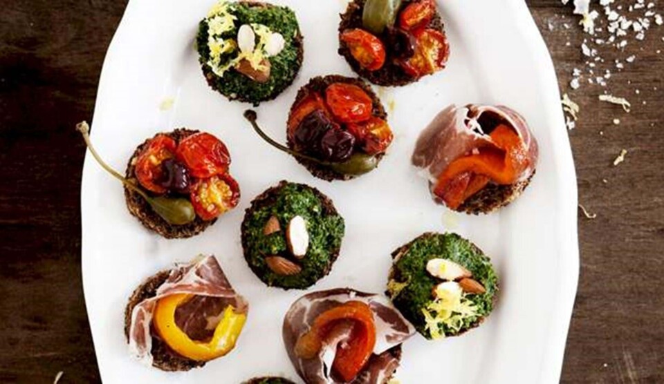 Bruschetta opskrift med rugbrød