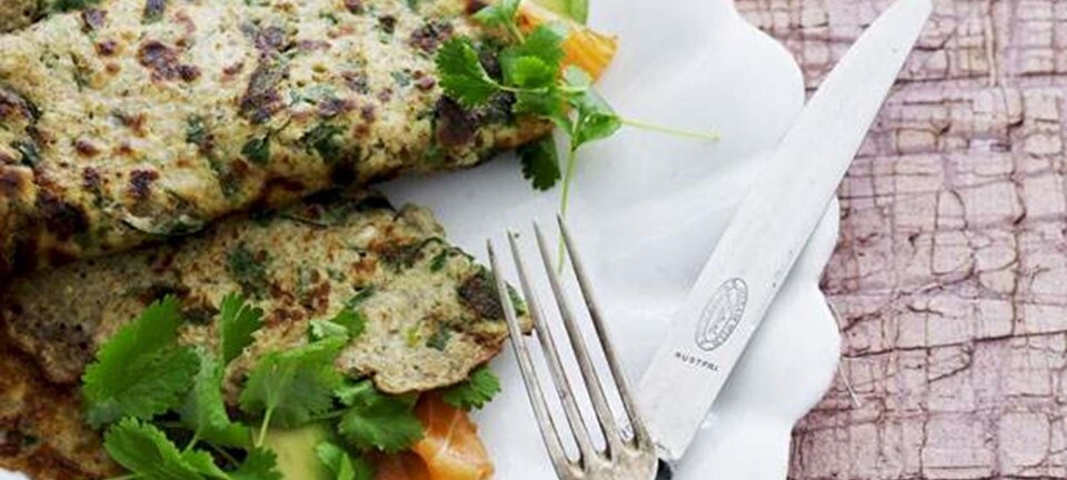 Quinoa-spinat-pandekager