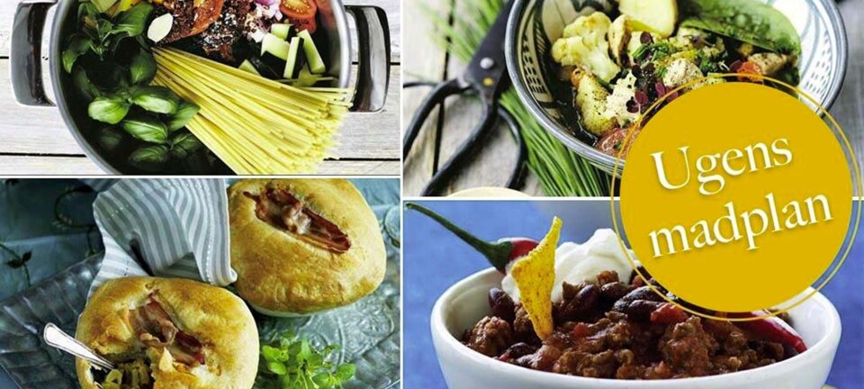 Hurtig one-pot pasta, lækker porresuppe & nem chili con carne: Her er ugens madplan til dig