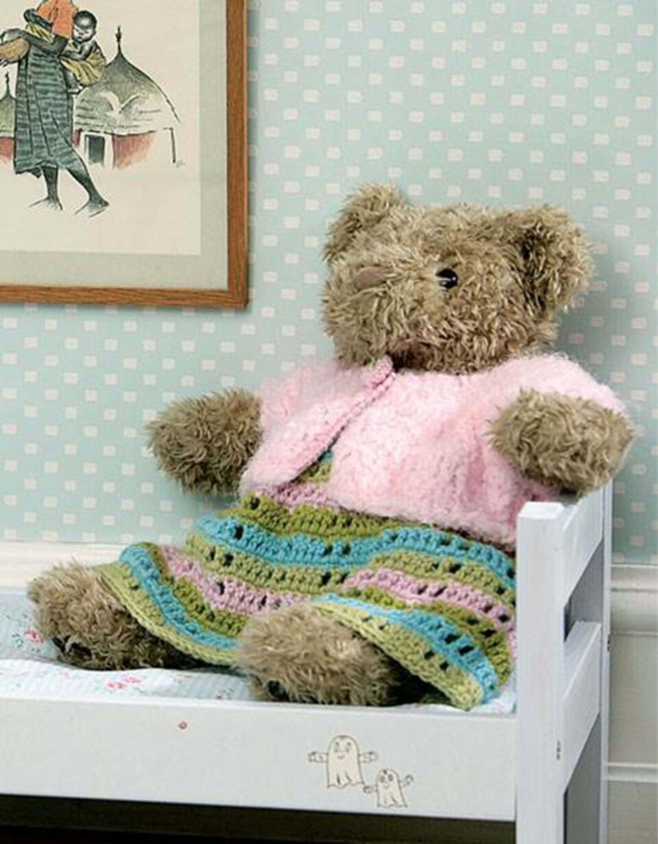 Skøn lyserød bolero til build-a-bear fra Hendes Verden