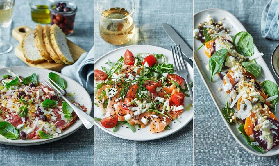 Lækker carpaccio: 3 nemme opskrifter