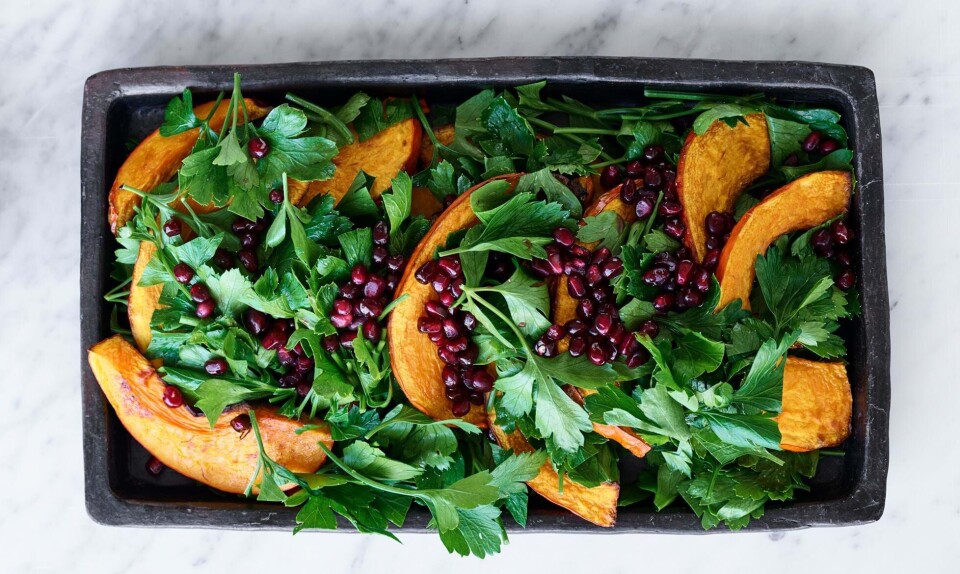 Lun græskarsalat med persille