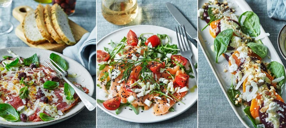 Lækker carpaccio: 3 nemme opskrifter