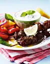 Lammespid med tzatziki