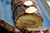 Roulade med marcipan og nougat