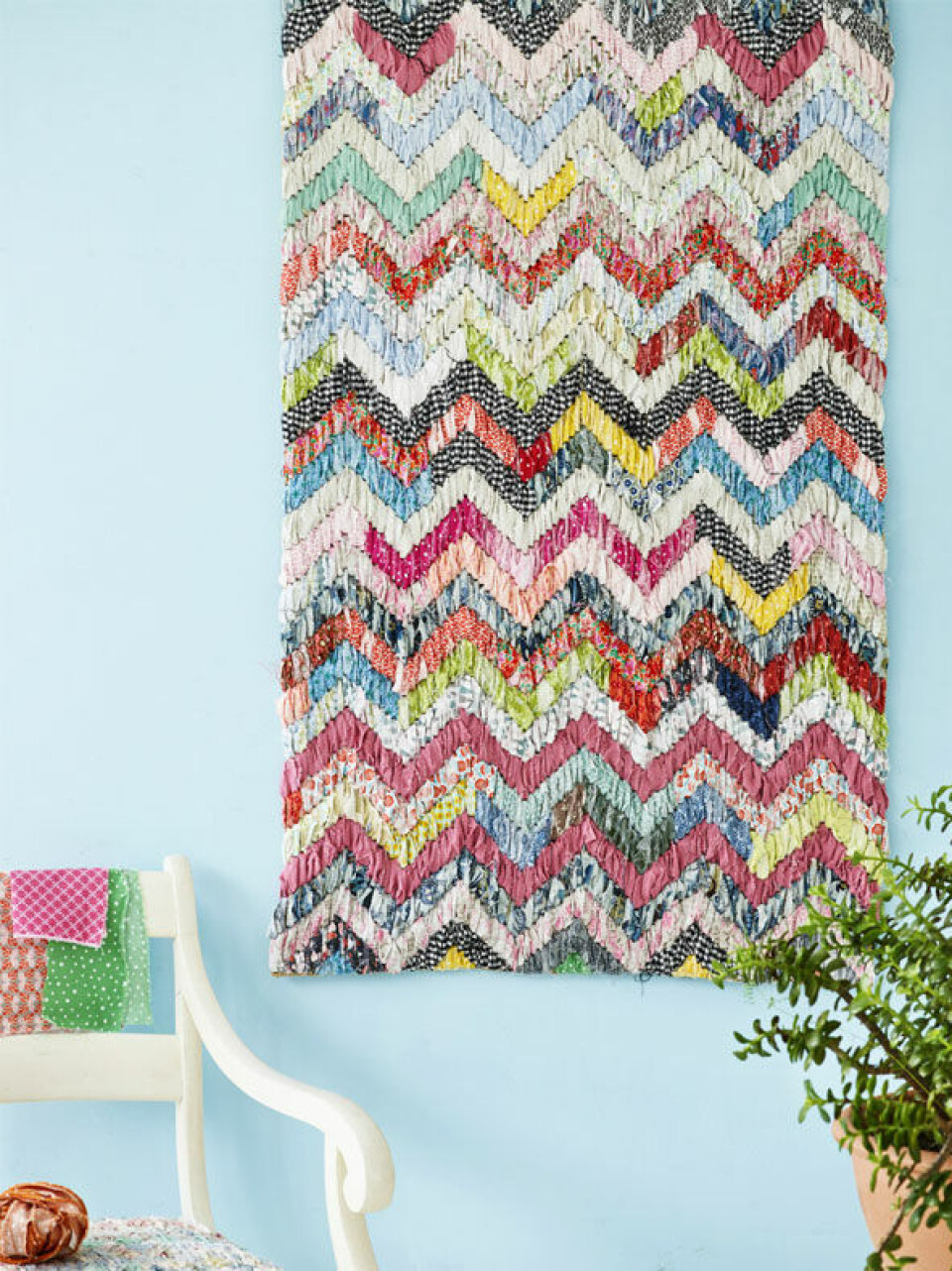 DIY gulvtæppe eller vægtæppe