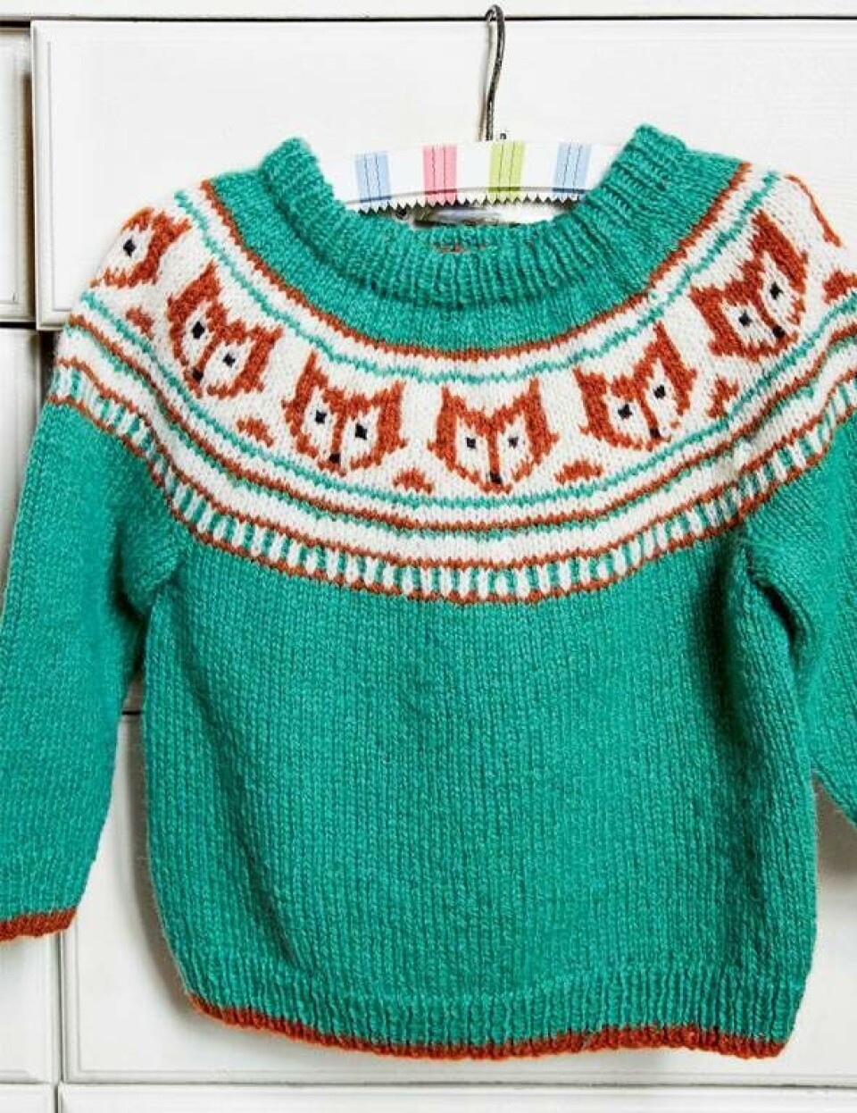 Sweater med ræve strikkeopskrift