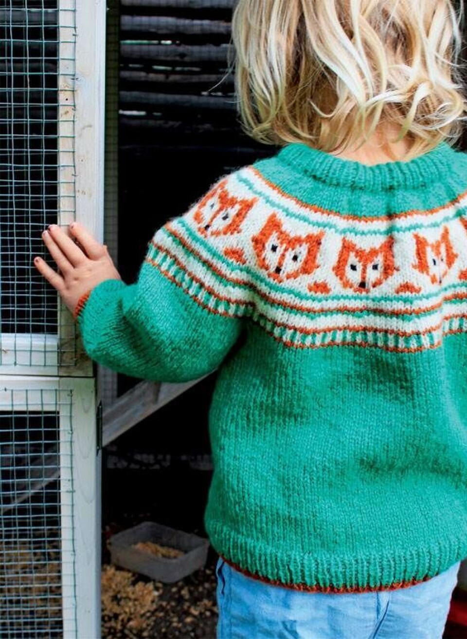 Sweater med ræve strikkeopskrift