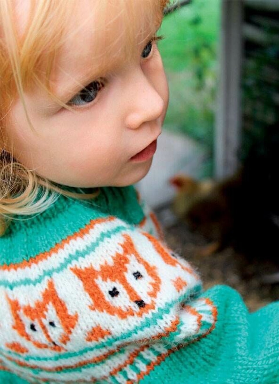 Sweater med ræve strikkeopskrift