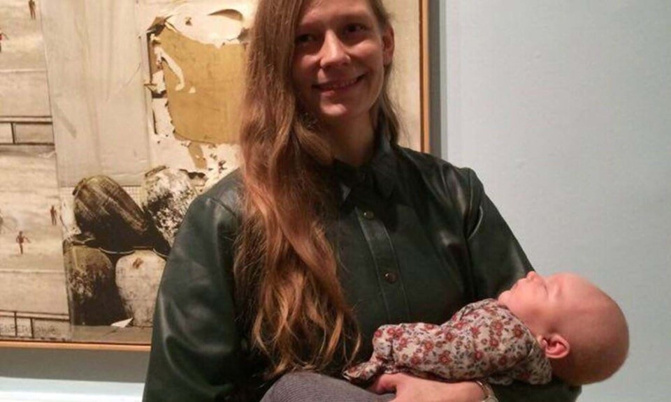 Baby på museum