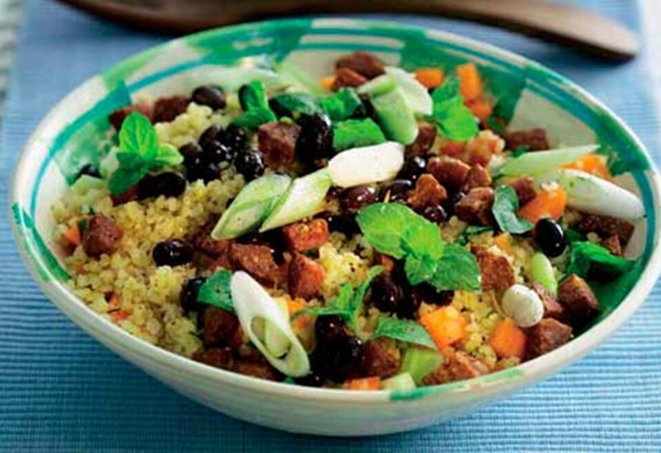 Bulgursalat med oliven